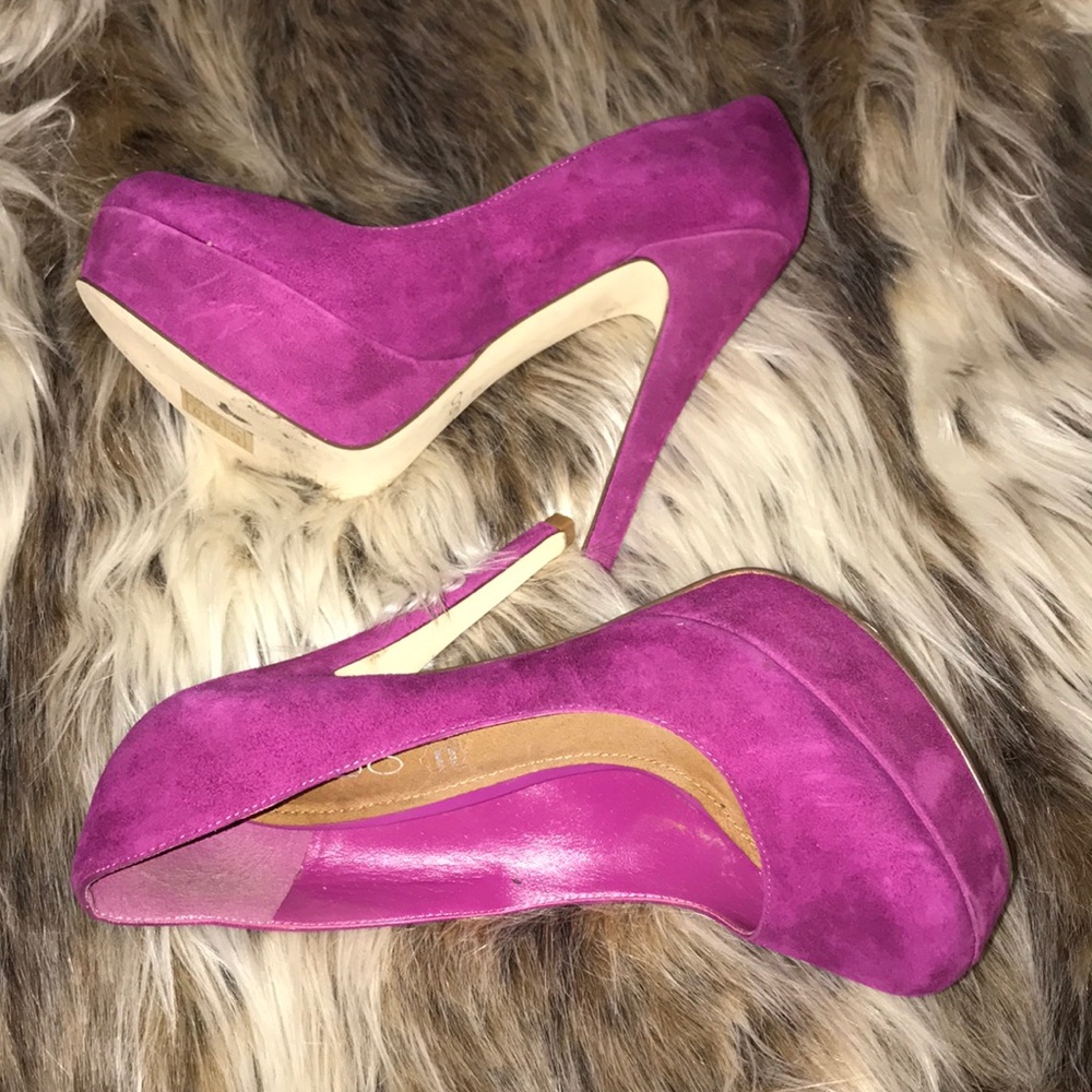 Aldo violet 6 inch heels used once.